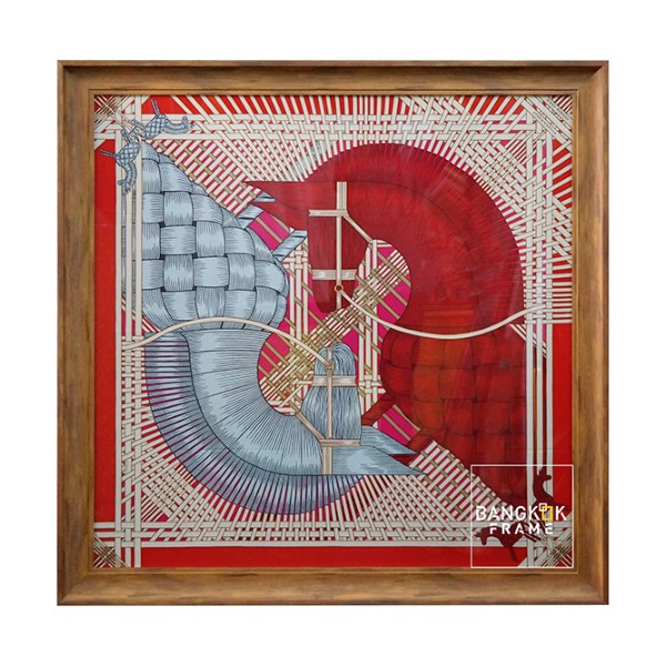 กรอบรูปโชว์ผ้าพันคอ Hermes